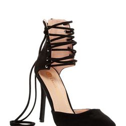 Incaltaminte Femei Chase Chloe Plaza Lace-Up Pump BLACK