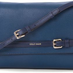 Cole Haan Emery Flap Crossbody Deep Lake/Ocean