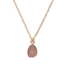 Bijuterii Femei Forever21 Faux Stone Necklace Goldrose