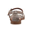 Incaltaminte Femei Johnston Murphy Laila Quarter Strap Champagne Italian Metallic Snake Print