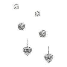 Bijuterii Femei GUESS Silver-Tone Earrings Set silver