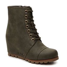 Incaltaminte Femei Esprit Stella Wedge Bootie Olive Green