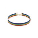 Bijuterii Femei Forever21 Rainbow Stripe Choker Redmulti