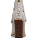 Incaltaminte Femei Cynthia Vincent Winter White Native Fringe Ankle Boots Winter White