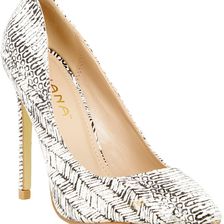 LILIANA Romance Pump BLACK-WHITE
