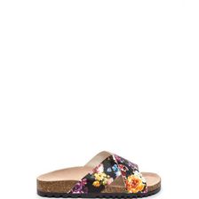 Incaltaminte Femei CheapChic X Out Faux Suede Sandals Black