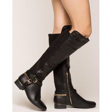 Incaltaminte Femei CheapChic Metal On Boot Black