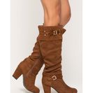Incaltaminte Femei CheapChic What Goes Around Boot Cognac