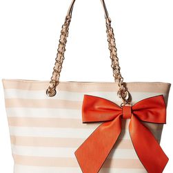 Gabriella Rocha Dinah Tote with Bow Peach/Orange