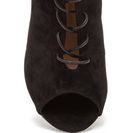 Incaltaminte Femei CheapChic Tie Game Lace-up Faux Suede Booties Black