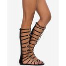 Incaltaminte Femei CheapChic Dino-82s Long Way Down Gladiator Black