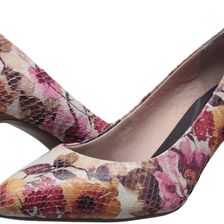 Rockport Total Motion 75mm Pointy Toe Pump Pink Floral Leather
