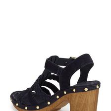 Incaltaminte Femei Kenneth Cole Reaction Log Lume Platform Sandal Women NAVY SUEDE