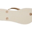 Incaltaminte Femei Havaianas Slim Metal Mesh Flip Flops Beige