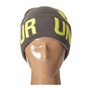 Accesorii Femei Under Armour UA Graphic Pom Pom Beanie GraphiteFlash Light