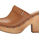 Incaltaminte Femei Chinese Laundry Walk On Leather Clog Cognac Leather