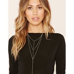 Bijuterii Femei Forever21 Layered Charm Necklace Gold