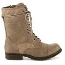 Incaltaminte Femei Crown Vintage Lucinda Combat Boot Taupe