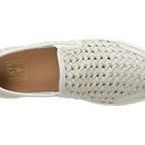 Incaltaminte Femei Frye Gemma Slip Woven White Woven Suede
