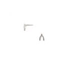 Bijuterii Femei Forever21 Wishbone Studs Silver