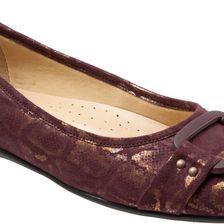 Trotters Sizzle Bordeaux Metallic