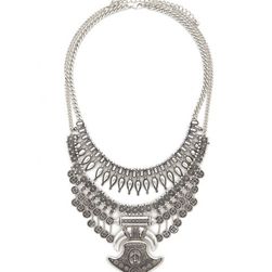 Bijuterii Femei Forever21 Ornate Necklace Set Bsilvergrey