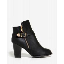 Incaltaminte Femei CheapChic In Your Dreams Bootie Black