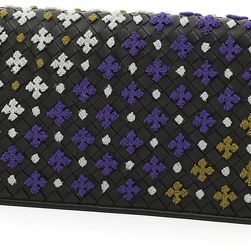 Bottega Veneta Woven Mosaic Clutch NE-LAVEN-ANC G-MIST