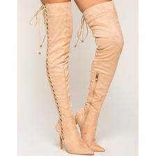 Incaltaminte Femei CheapChic Dont Cross Me Boot Nude