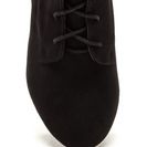 Incaltaminte Femei CheapChic Supreme Strut Faux Suede Lace-up Booties Black