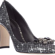 Dolce & Gabbana Pumps High Heel Vally Leather Grey