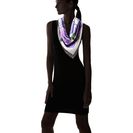 Accesorii Femei Echo Design Paper Poppies Square Dark Amethyst