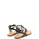 Incaltaminte Femei CheapChic Punch-drunk Love Faux Patent Sandals Black