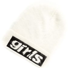 Alexander Wang Cappello Ribbed Beanie With Embroidery IVORY