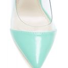 Incaltaminte Femei CheapChic Clear The Way Pointy Pumps Mint