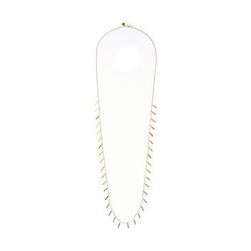 Bijuterii Femei Rebecca Minkoff Long Bar Fringe Necklace Gold Toned