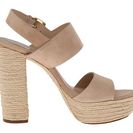 Incaltaminte Femei Michael Kors Summer Nude Kid SuedeSmooth CalfJute