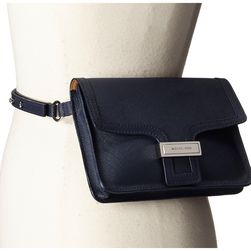 Michael Kors 13mm Saffiano Panel Belt Bag Navy