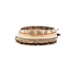 Bijuterii Femei Forever21 Etched Tassel Bracelet Set Goldblack