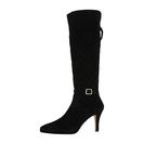 Incaltaminte Femei Adrienne Vittadini Jabine Black Kid Suede