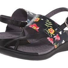 Incaltaminte Femei SoftWalk Teller Midnight Floral Printed Leather
