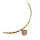 Bijuterii Femei CheapChic Carved In Stone Beaded Choker Set Brownmulti