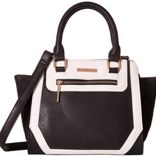 Rampage Trim Piecing Satchel Black