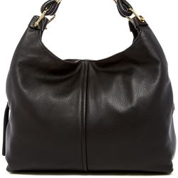 Vince Camuto Aza Leather Tote BLACK 01