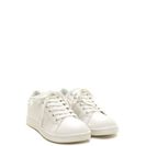 Incaltaminte Femei CheapChic Courtside Faux Leather Contrast Sneakers Whitesilver