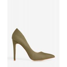 Incaltaminte Femei CheapChic Courtney Dare To Bare Pump Olive