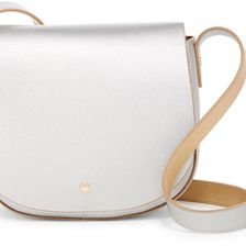 Deux Lux Azure Saddle Crossbody SILVER