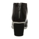 Incaltaminte Femei McQ Liv Back Zip Bootie Black Kid Nappa Baby Ca