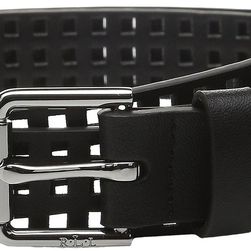 Ralph Lauren Sutton 1" Perf with Roller Buckle Black