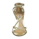 Incaltaminte Femei Badgley Mischka Crystal Platino Metallic Leather